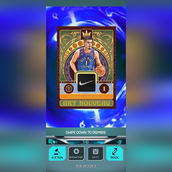 NFT/Basketball cards(cryto) from panini dunk app all 2022 nba champs